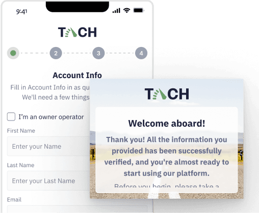 Open your TACH account